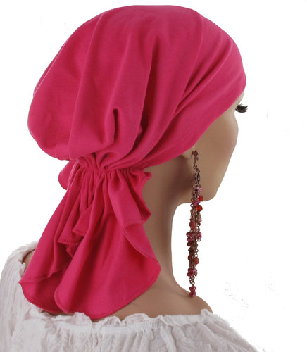 Chemo muts hoofddoekje voorgevormd en comfortabel Pink