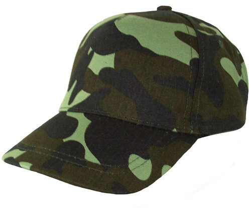 Kids katoenen kinderpet Camo camouflage print