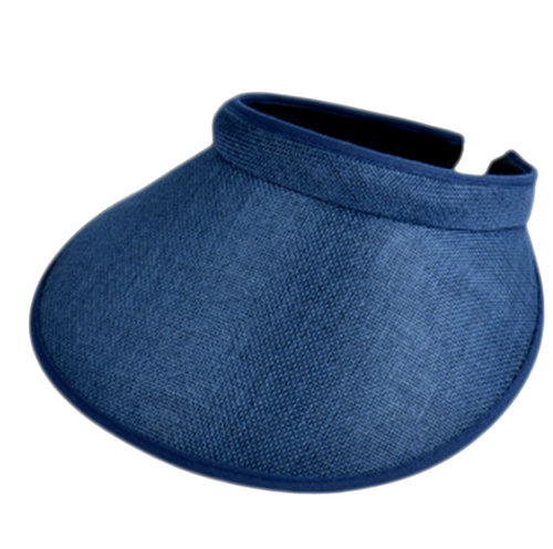 Mooie grote zonnepet klem zonneklep in blauw
