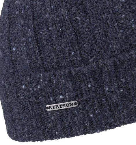 STETSON wollen muts blauw melee