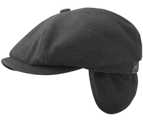 Stetson Hatteras Wool/ Casmere kleur donkerantraciet met oorflappen!