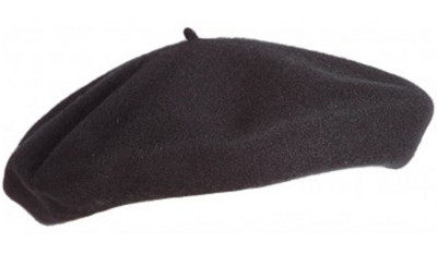 zwarte wollen baret van Headwear